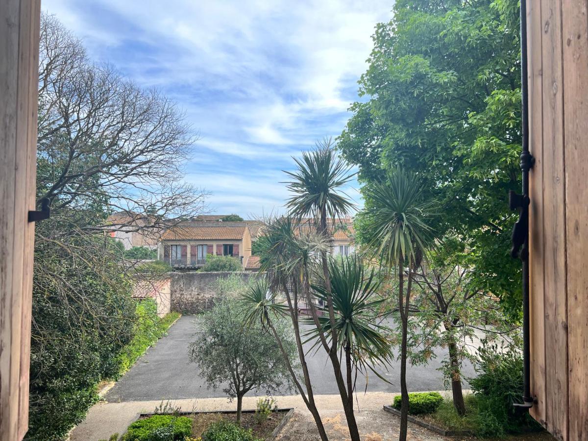Cote Jardin Est Un Spacieux Et Lumineux T3, Entierement Renove, A 2 Pas De L'Herault Et A 10Min Du Bord De Mer Proche Du Centre Historique Et Du Fabuleux Chateau Laurens, Vous Apprecierez Le Calme De Sa Belle Terrasse Et La Vue Superbe Sur Le Jardin آجد المظهر الخارجي الصورة